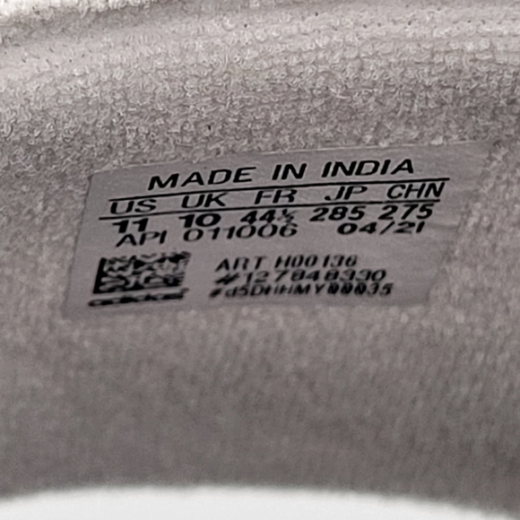 NEW W11 | M10 Adidas Split Lite Slides in Black and White - Picture 9 of 10